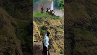 Thalapathy waterfalls from varisu movie✅🍀📍 travel explore waterfall trending viralvideo 😲 [upl. by Esinaj]