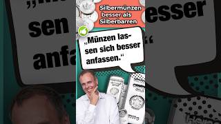 Lieber Silbermünzen als Silberbarren zum Anfassen silber edelmetalle [upl. by Fausta304]