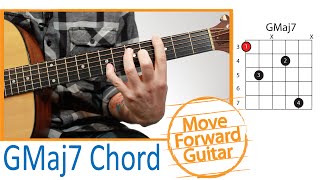 Guitar Chords – Moveable Major 7 Chord GMaj7 [upl. by Thurnau]