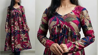 Trendy V Yock Kurti Design Cutting And Stitching  Designer kurti cutting And stitching [upl. by Lust]