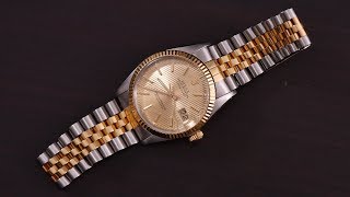 Rolex Datejust 16013 Tapestry Dial quotAmerican Psychoquot Review [upl. by Amled]