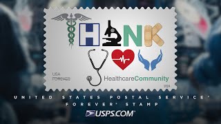 USPS thankyouhealthcarestamp [upl. by Tegirb]