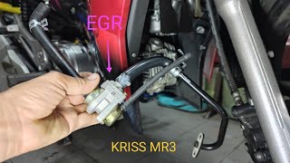 KRISS 110 MR3  Cara Tanggalkan EGR amp Fungsi EGR motor egr modenas kriss mr3 [upl. by Oehsen]