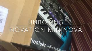 Unboxing Novation Mininova [upl. by Eanyl174]