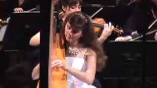 Amber Burdick plays harp in quotSacred and Profane Dancesquot by Claude Debussy part 1 [upl. by Web]