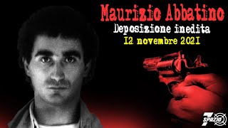 Maurizio Abbatino «Temo per la mia incolumità personale» 12 novembre 2021 [upl. by Hartzke]