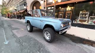 1972 Brittany Blue Velocity Signature Series Classic Bronco [upl. by Blaseio]