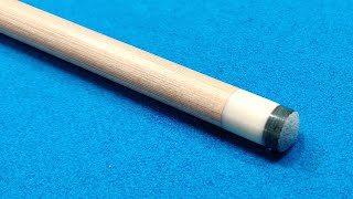 Installing a Techno Dud Tip Milk Dud on a pool cue [upl. by Milano]