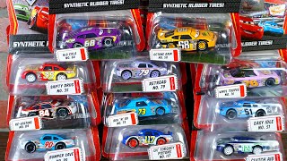 2009 Disney Cars Synthetic Tires Piston Cup Racers Collection Veteran Race Cars [upl. by Sueaddaht675]