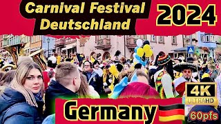 Carnival in germany 2024  carnival parade in germany 2024  germany carnival [upl. by Dadivitan942]