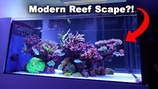 Why modern REEF TANK SCAPE  Advantage VS Natural Look [upl. by Naffets568]