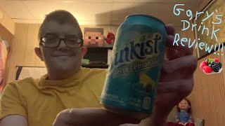 Review Sunkist Berry Lemonade Soda [upl. by Costanza]