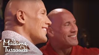 Dwayne The Rock Johnson Surprises Fans at MT Las Vegas  Celebrity Prank Scare  Madame Tussauds [upl. by Ecnerat688]