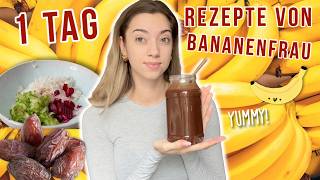 1 TAG essen wie die BANANENFRAU von TikTok keine Bananen mehr [upl. by Claudius]