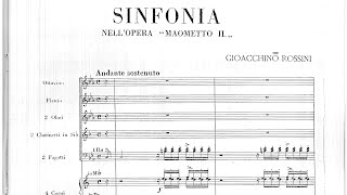 G Rossini  Maometto II  Sinfonia   1820 [upl. by Weinman]