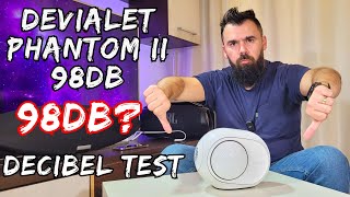 How Loud is Devialet Phantom II 98dB at 15m DECIBEL TEST [upl. by Breech185]