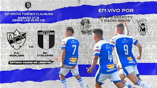 MIDLAND VS ITALIANO  10ª FECHA TORNEO CLAUSURA PRIMERA quotBquot 2024 [upl. by O'Toole300]