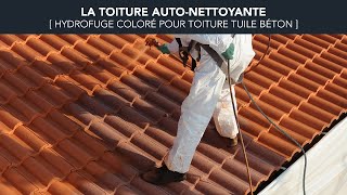 La toiture autonettoyante hydrofuge coloré pour toiture tuile béton  Technitoit [upl. by Aret533]