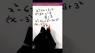 Completing the Square Method class10 maths chapter4 ytshorts [upl. by Higbee569]