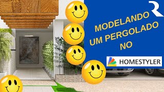 quotAula 21  Criando um ambiente aconchegante com pergolado no Homestyler [upl. by Ttesil]