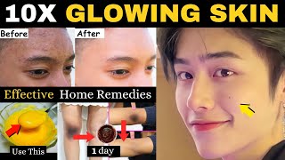 3 Home Remedies That Will Change Your Face Look  Get Brighten And Spotless Skin Fast [upl. by Tekcirc]