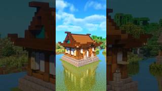 Minecraft How To Build A Japanese Starter House🏯shorts minecraft japnese [upl. by Kcid]