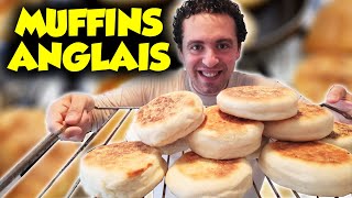 Recette des MUFFINS ANGLAIS   Ptit dèj Brunch Burgers [upl. by Marcelo]