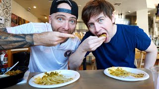 Eating INDIAN FOOD with TORRANCE COOMBS from REIGN and THE ORIGINALS  Los Angeles CA [upl. by Levine304]