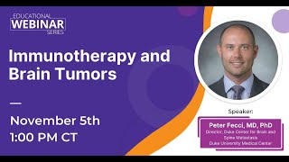 Immunotherapy and Brain Tumors [upl. by Filberto130]