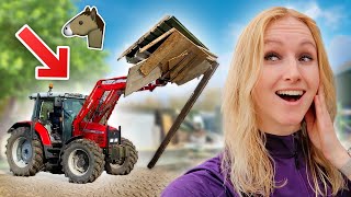 De PAARDENSTAL wordt helemaal GESLOOPT 😱❌ Vlog [upl. by Nonrev]