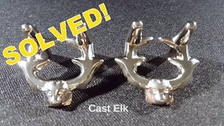 Hanayama Cast Elk Puzzle Solution video review [upl. by Kosse]