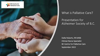 Webinar I What is palliative care [upl. by Scrope618]