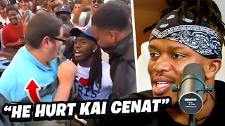 SIDEMEN REACT TO KAI CENATS FANS [upl. by Assirehs]