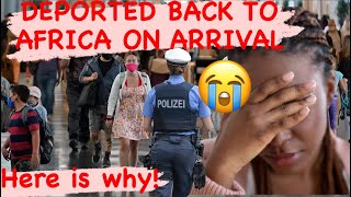 Why I was DEPORTED BACK to Africa when I landed in 🇩🇪Germany [upl. by Thanos345]