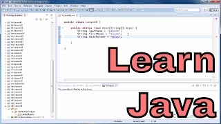 Lesson 8  Mastering Java  Combining Strings Concatenation [upl. by Ivetts532]