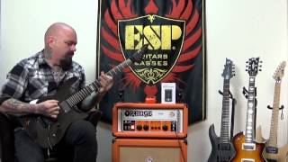 ESP Guitar EII Standard MII See Thru Black Demo [upl. by Nitsraek]