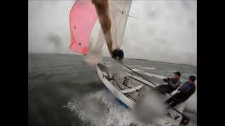 RS200 Windy Dinghy Sailing on GoPro [upl. by Aihsened]