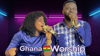 Deep Ghana Worship SK Frimpong amp Baaba Eunice Set the Studio on Fírė🔥  THE CHURCH [upl. by Mandi618]