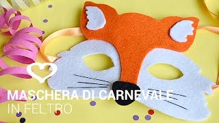 Tutorial  Come realizzare una maschera di carnevale fai da te in feltro  La Figurina [upl. by Arman]