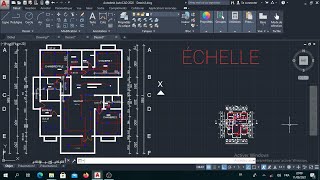 Mettre à lÉchelle un Plan sur AutoCAD [upl. by Kery]