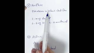 Resuscitation drugs1112morphineampaspirin [upl. by Ordnasil]