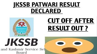 JKSSB PATWARI RESULT OUT PATWARI RESULT [upl. by Lenahtan]