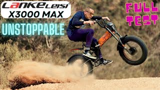 LANKELEISI X3000 MAX  MOST POWERFUL ELECTRIC BIKE FOR ALL TERRAINS  COMPLETE TEST  4K [upl. by Haines9]