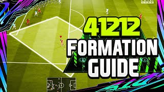 FIFA 21 41212 BEST CUSTOM TACTICS amp INSTRUCTIONS HOW TO PLAY WITH THE 41212  ULTIMATE TEAM [upl. by Delinda]