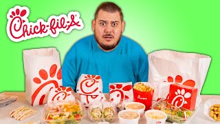 I ate the ENTIRE ChickFilA menu [upl. by Robillard]