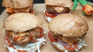 Zinger Burger Recipe [upl. by Hadihsar]