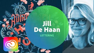 Live Lettering with Jill De Haan 2 of 3  Adobe Creative Cloud [upl. by Kain14]