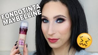 Test Maybelline Instant Anti Age Fondotinta  Giulia Bencich [upl. by Carny]