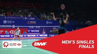 F  MS  Anthony Sinisuka GINTING INA vs Kento MOMOTA JPN 3  BWF 2018 [upl. by Akihsan999]