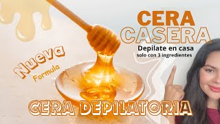 Como hacer cera para depilar hecha en casa con ingredientes naturales caseros [upl. by Eidson]